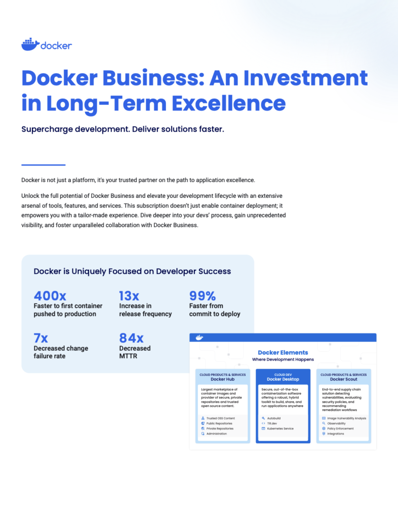 Docker business brief preview